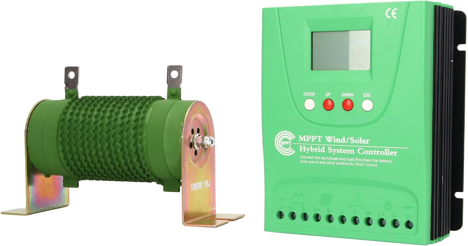 12V 24V Wind Solar Hybrid Charge Controller with LCD Display MPPT Boost Charge Wind Solar Controller (GPI6060)