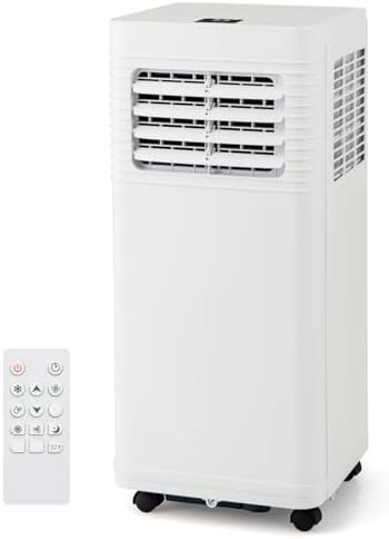 SIMOE Portable Air Conditioner, 8000BTU Portable AC for Cooling up to 250 Sq.Ft, 3 in 1 AC Unit with Fan & Dehumidifier Mode, Suitable for Bedroom, Sleep Mode & 24H Timer, Living Room