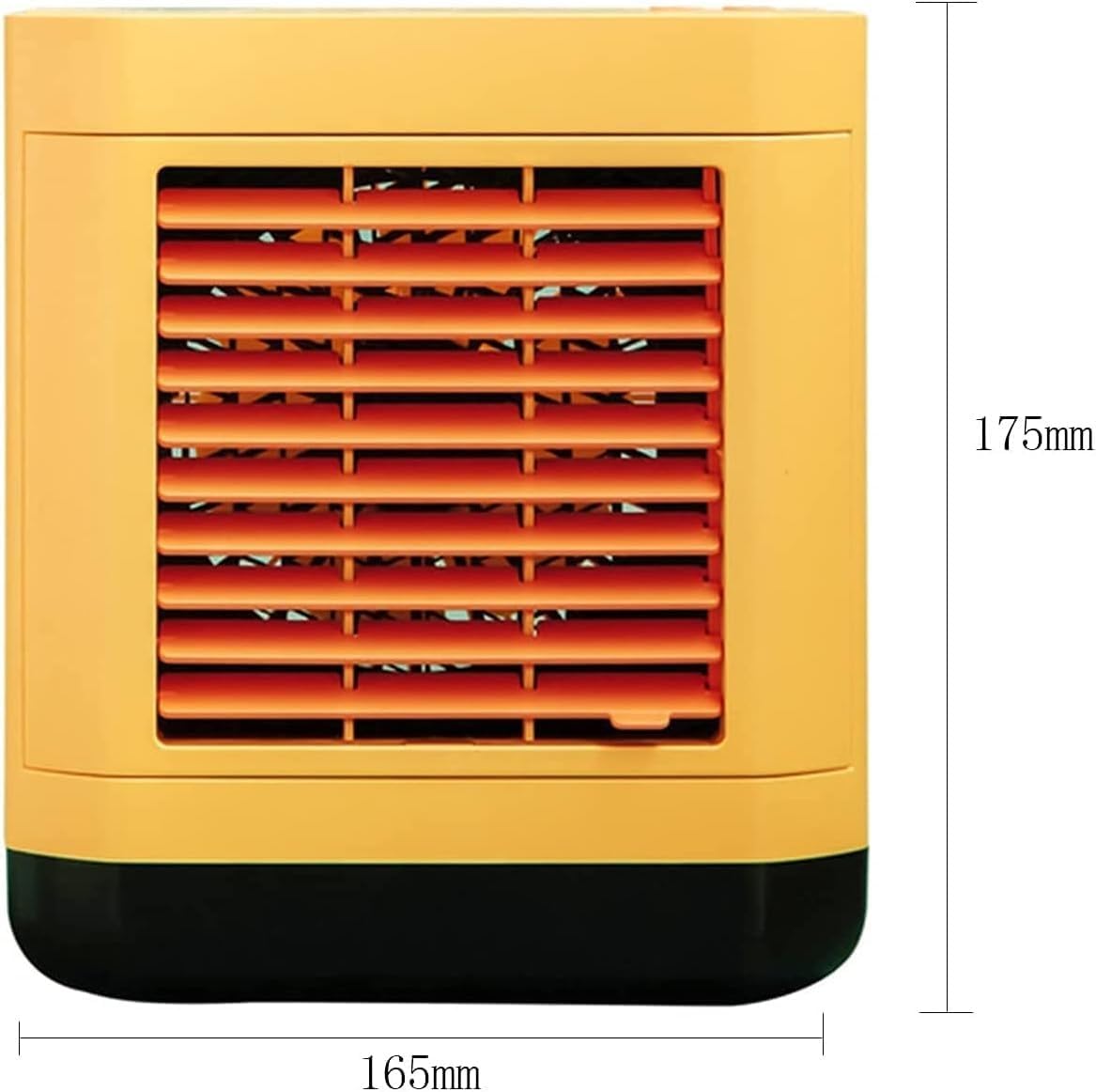 Portable Air Conditioner Fan, USB Personal Mini Evaporative Air Cooler with 3 Speeds, Quiet Air Cooler Fan, for Home Office Bedroom (Color : White)