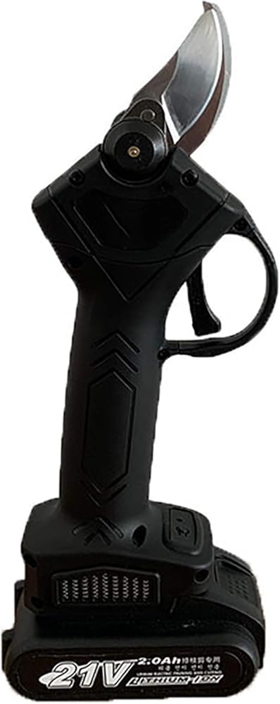 Electric Pruning Shears Cordless Garden Tool Kit, Powered by Lithium Battery, Working Time is 4-6 Times, Cutting Diameter 30 Mm (Black)