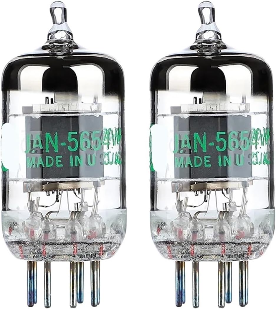 1 pair of 5654W vacuum tubes upgraded version for 6J1 6m1 6AK5 6J1P EF95 paired audio amplifier