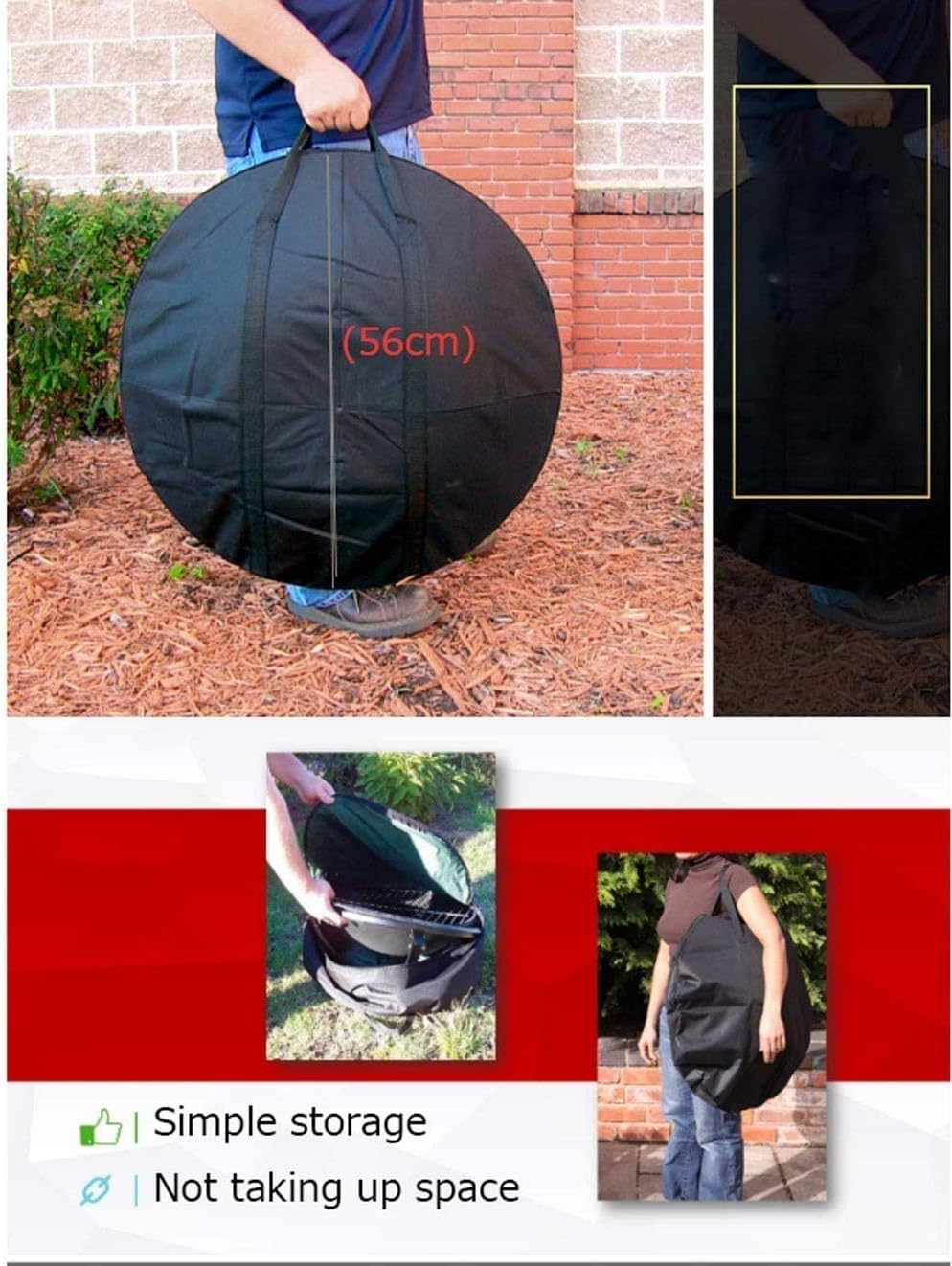 Portable Heater 56cm Diameter Firepit Bowl