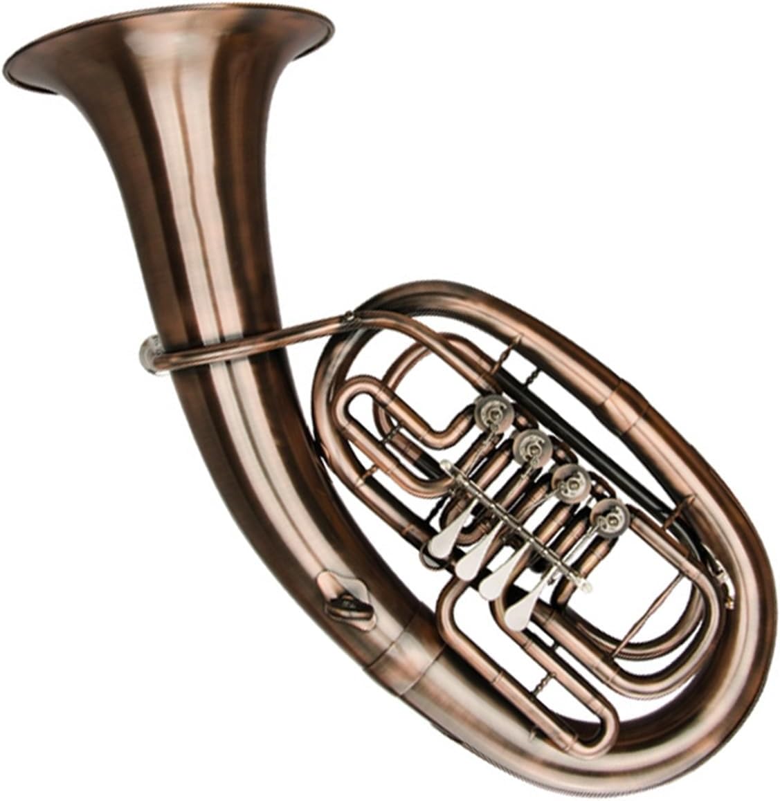 B Flat Antique Key Euphonium Professional Performance Instrument Euphonium All-brass Instrument