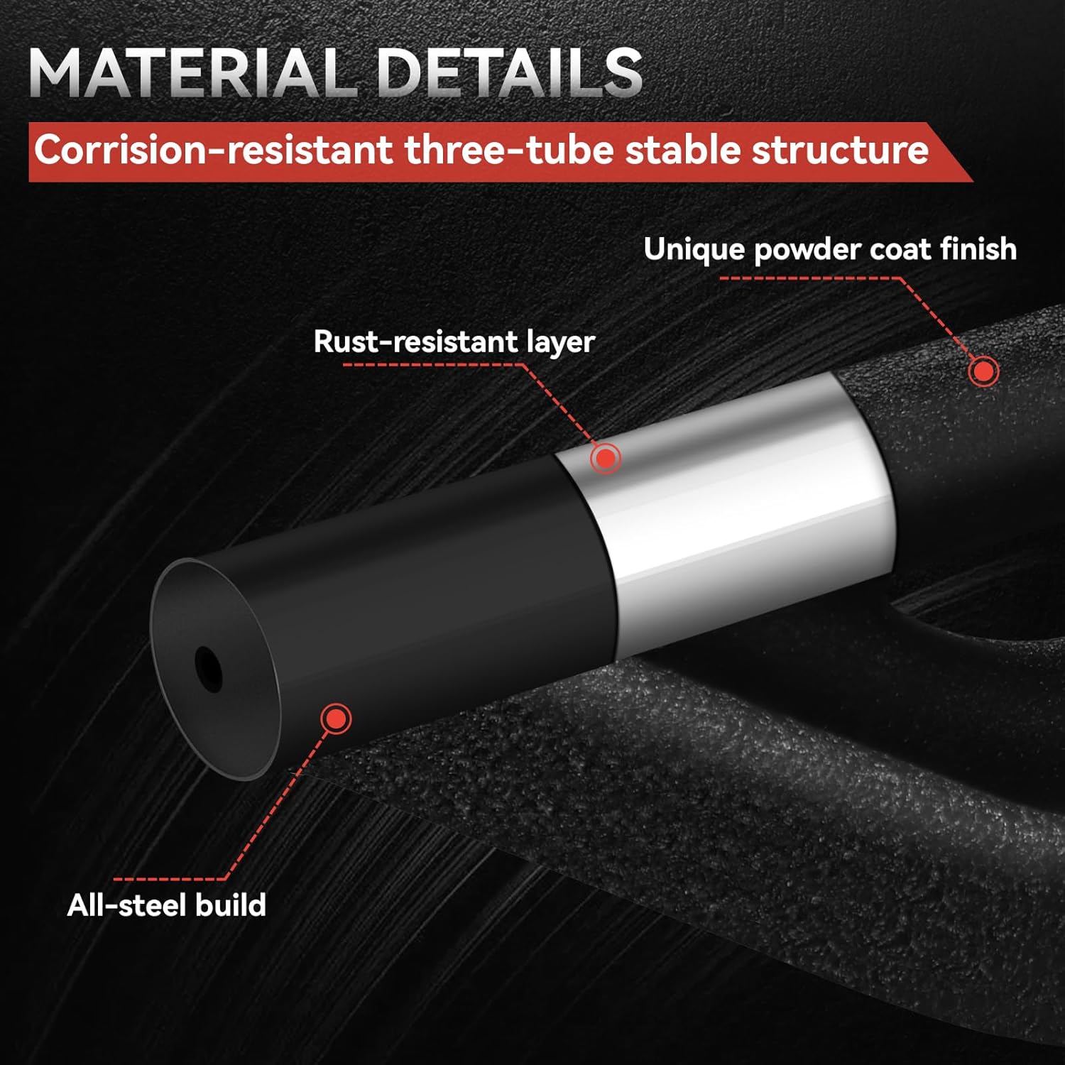 Running Boards for 2021-2025 Ford Bronco 4 Doors SUV, Side Steps Accessories,Black Carbon Steel Nerf Bars, Pair Running Boards