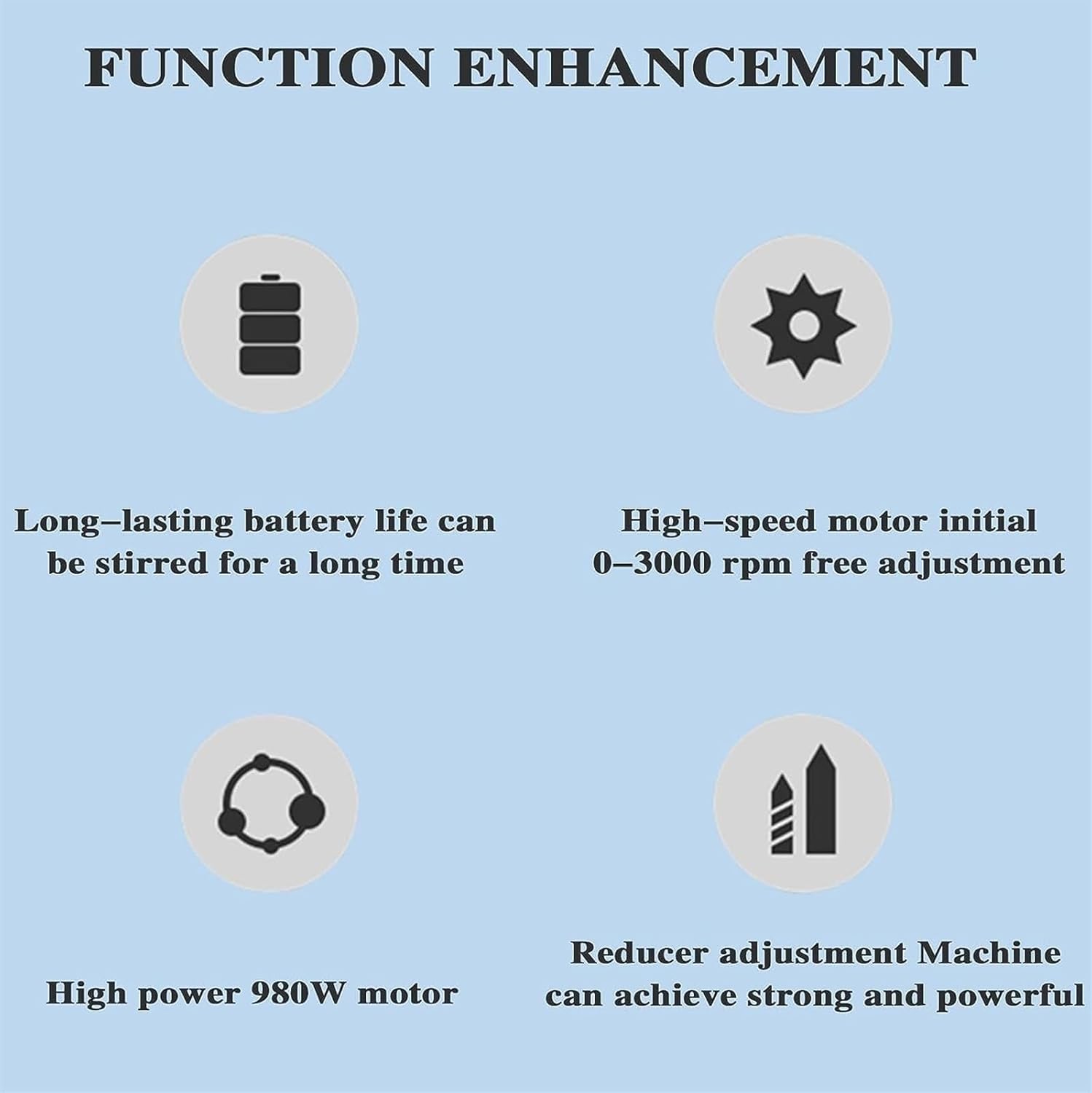 IBC Agitator, 980W Electric Tank Mixer Machine, Commercial 1 Ton Paint Stirring Machine with Support Hanger, Paint Mixing Equipment, for Ink Dissolver Agitator