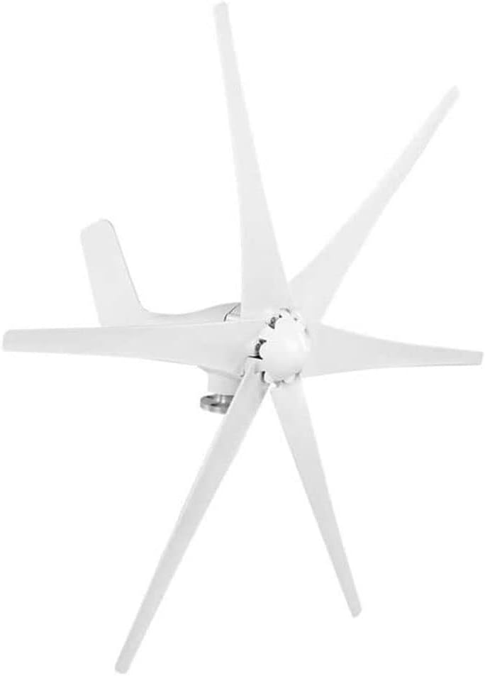 6 Blade 12V 24V Wind Turbine Generator Kit with Controller, Small Free Energy Generator, Windmill Generator for Home Farm Use