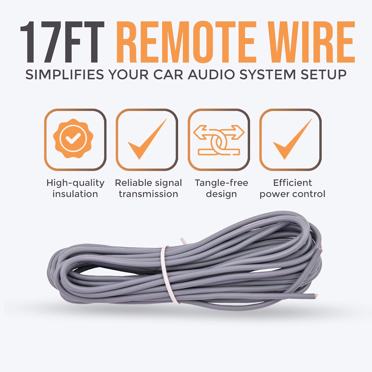 Elite Audio Premium Series Amp Kit Copper Clad Aluminum Wire, Triple-Shielded RCA Cables, High-Power Capacity, ANL Fuse Holder, Car Amplifier Install Kit (4 Gauge (Full Size ANL))