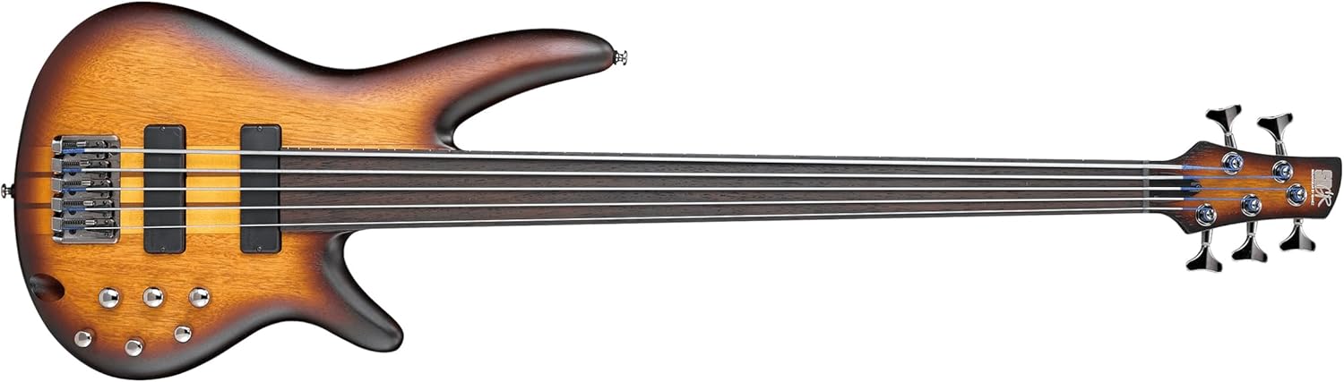 Ibanez Workshop SRF705 - Brown Burst Flat, Fretless