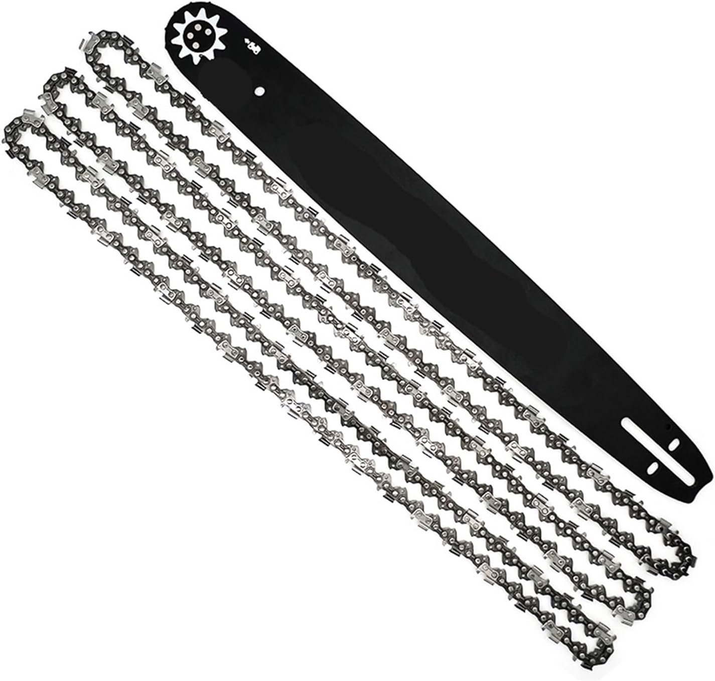 Garden Tool Parts Accessories Guide Bar with Chainsaw Blade 20'' 0.325