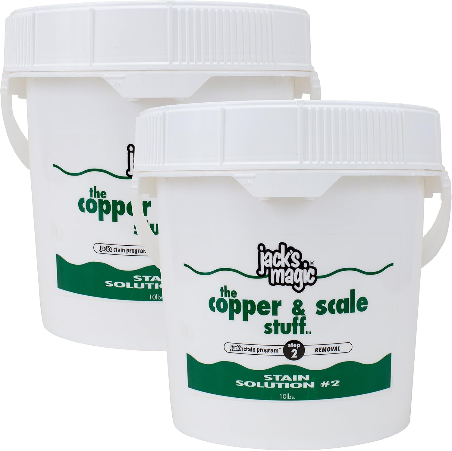 Jack's Magic The Copper & Scale Stuff Stain Solution #2 (10 lb) (2 Pack)