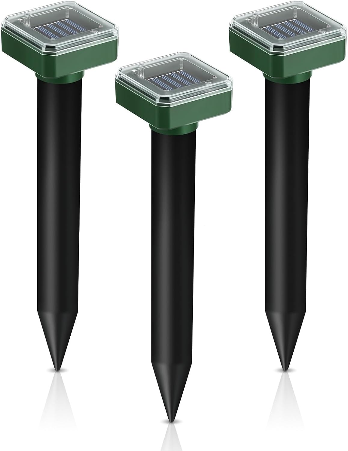 2Pack Solar Powered Gopher Hawk Trap,mole Deterrent for Yard,Gopher Traps That Work bestWaterproof Outdoor,Mole Deterrent Snake Repellent for Yard Lawn,Snake for Yard Lawn 5291125