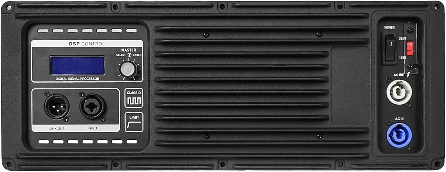 Sound Town Class-D Plate Amplifier 550W Continuous, with DSP, for PA DJ Speaker Cabinets and Loudspeakers (STPA-760LA)