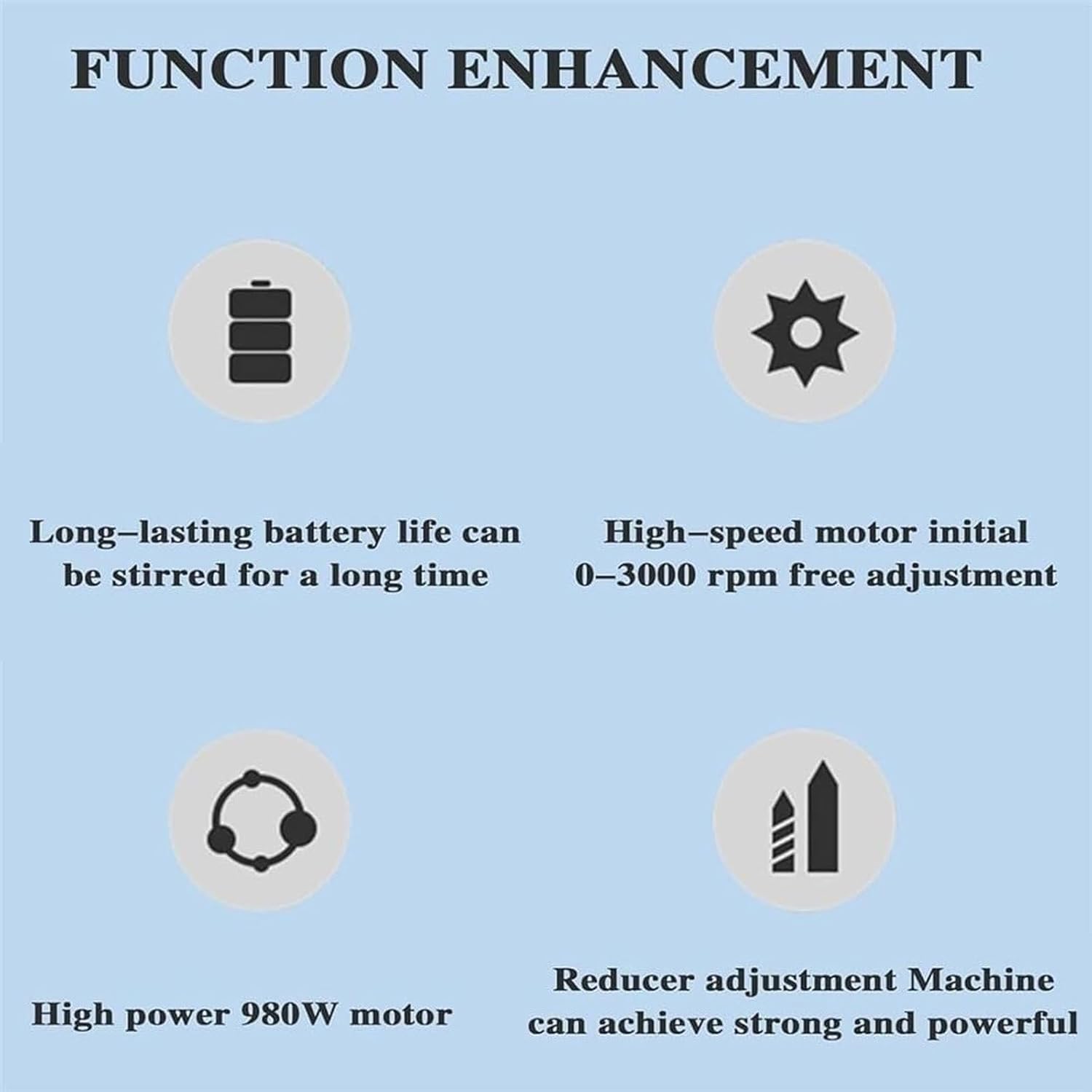Commercial Barrel Drum Stirrer, 1 Ton Paint Stirring Machine, with Support Hanger, 0-3000Rpm Speed Adjustment, Folding Propeller, for Ink Dissolver Agitator,P,Packagec
