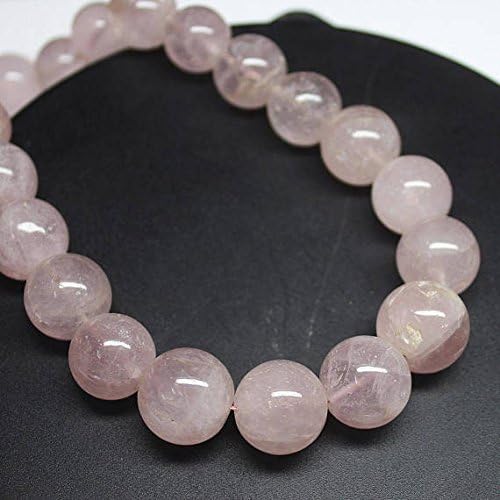 13 inch natural beads strand of 14mm smooth round rose quartz gemstone beads for DIY jewelry - necklace, bracelet, earring, ring.