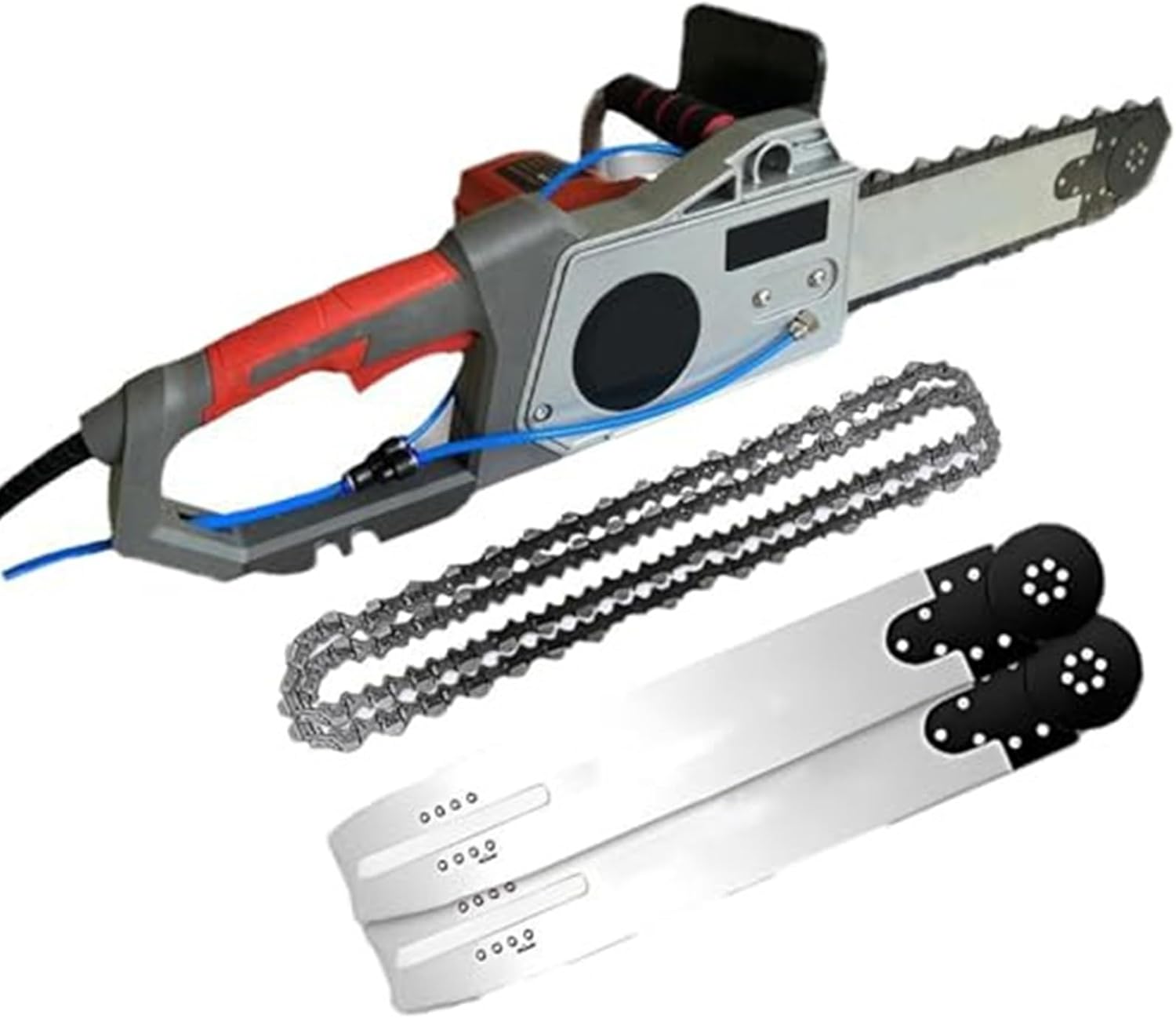 Electric Concrete Saw | 5800/6500W Handheld Chain Saw Wall Cutter | With Water Fed Dust | Electric Concrete Chain Saw | Powerful Diamond Chain Technology | For Granite Reinforced Concrete