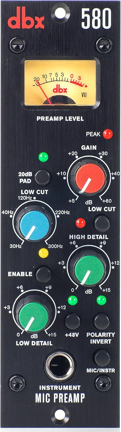 DBX 580 Compact, Professional Mic Preamp