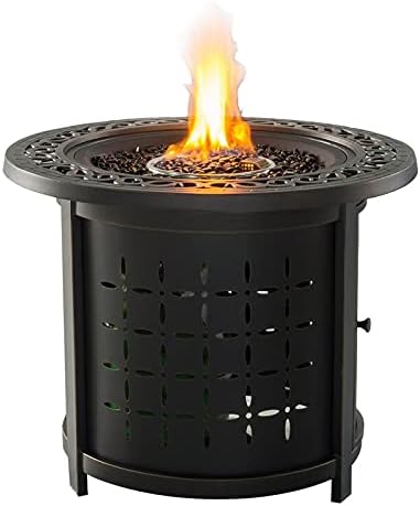 Aluminum Round Firepit Table