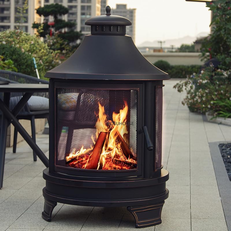 Outdoor Fireplaces Outdoor Garden Fire Pits Heating Stove Courtyard Oven for Household Balcony Terrace Bonfire Fire Pits