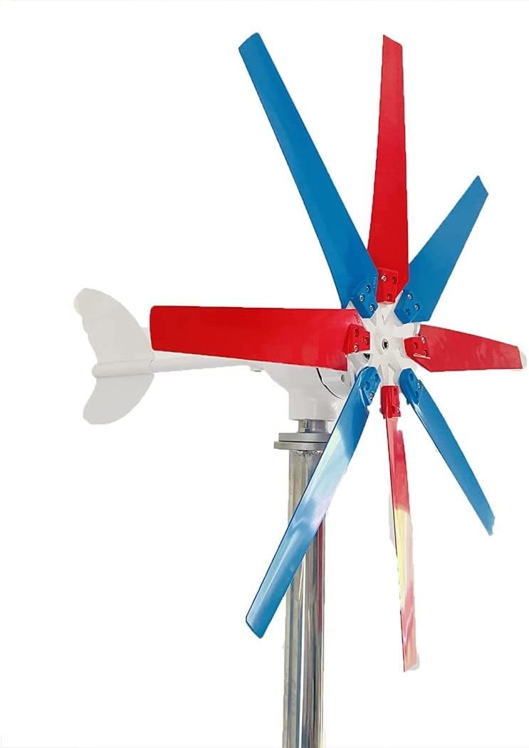 LiuSj JUnSt 8000W 12V/24V/48V Magnetic Levitation Axis Wind Turbine Power for Outdoor Garden+Controller,Wind Power Turbine Generator