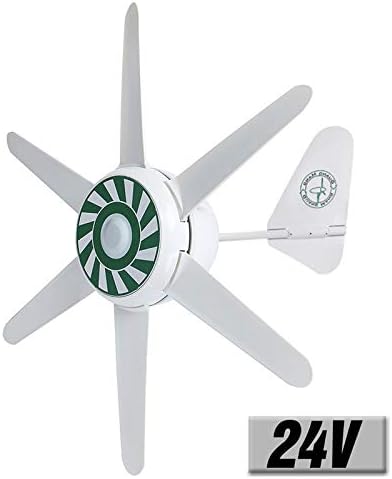 6 Blades 300W Wind Turbines Generator & Wind Solar Hybrids Wind Generator Kit Household 12/24V Wind Turbines Generator Kit,24v