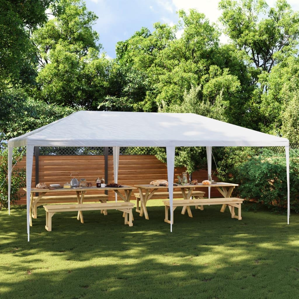 Party Tent 13.1'x19.7' White,UVResistant Outdoor Party Tent Large Canopy for Family Gatherings Outdoor Structures, Outdoor Canopies, Gazebos