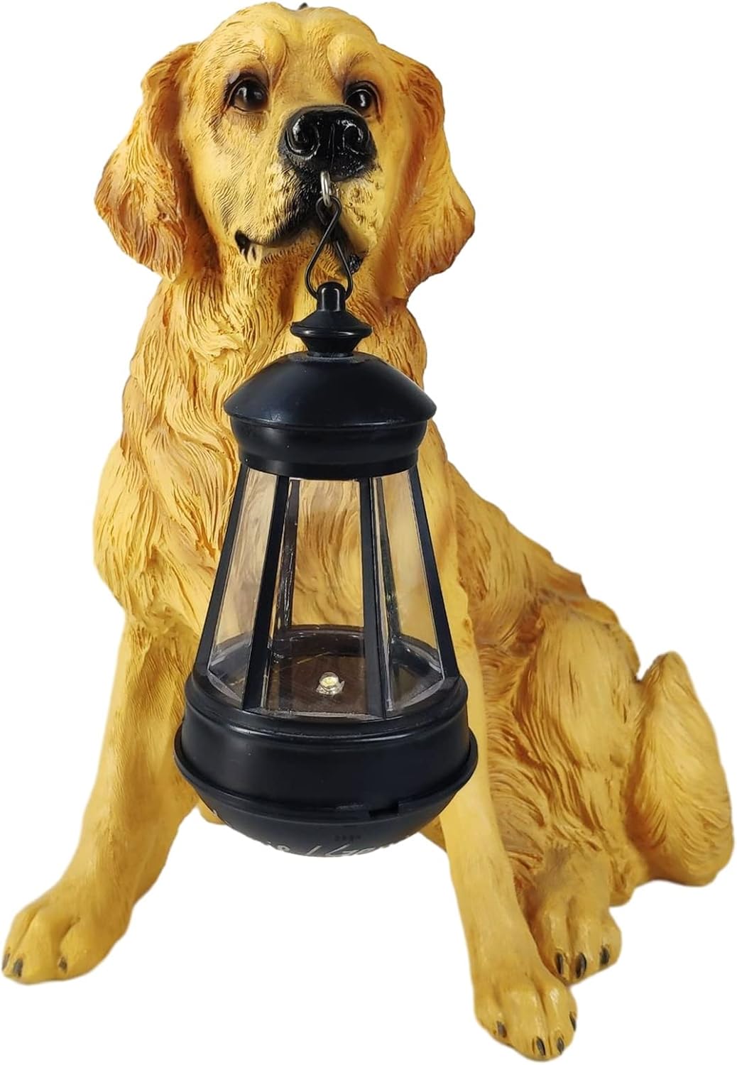 Dog Garden Statues Outdoor Figurine Lights - Lawn Ornaments and Statues with Solar Lights - Front Yard Decor Patio, Lawn, Yard Art Decoration (Color : Golden Retriever)