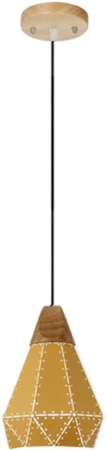 DADYA Creative Wooden Chandelier Colorful Outdoor Pendant Lights Modern Personality Hanging Lamp Home Improvement Industrial Lighting Fixtures for Kitchen Island Dining Room Hallway