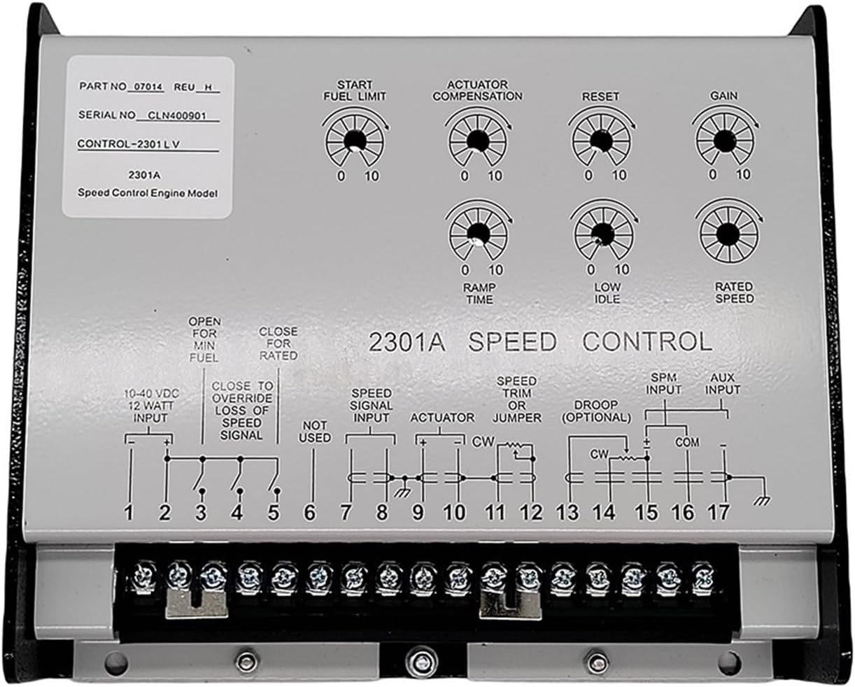 2301A 9907-014 Speed Governor Control Panel Speed Controller Generator Parts