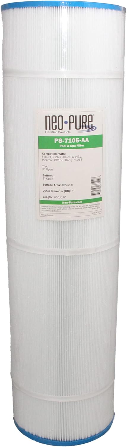 Neo-Pure PS-7105-AA Pool and Spa Filter 7