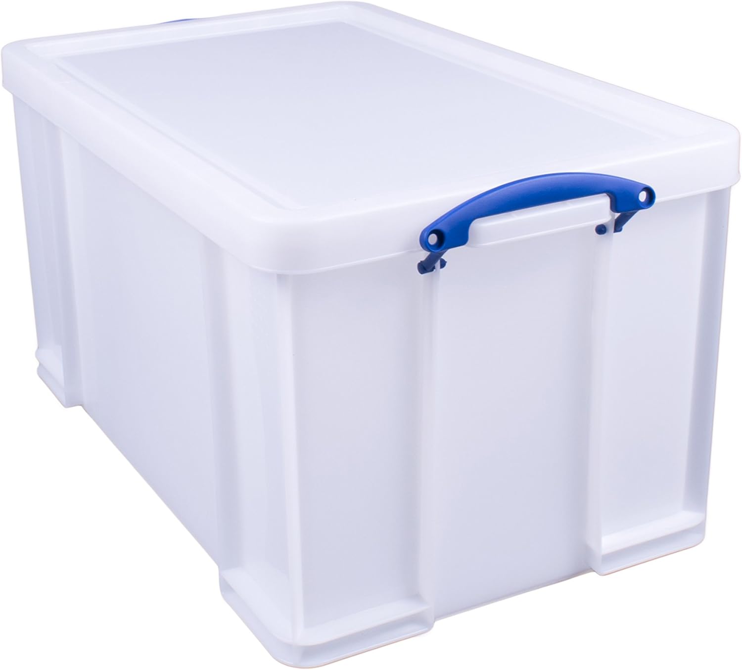 Really Useful Plastic Storage Box 84 Litre White Strong