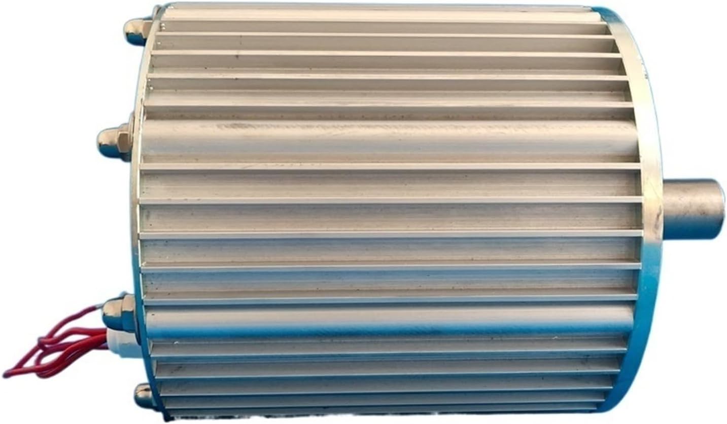 Wind Turbine Generator, 10000W 20000W 30000W with Base Rare Earth Permanent Magnet Generator 24V 48V for DIY Horizontal Wind Turbine Generator for Marine, RV, Home(with Base,24V_30000W)