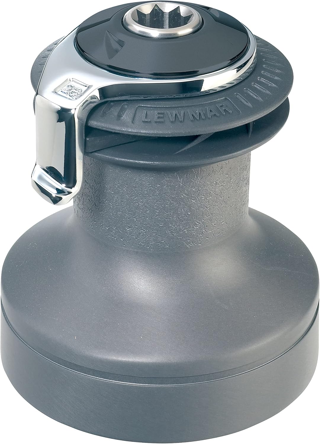 Lewmar Ocean Self Tailing Winch 16CST Single Speed in Aluminum – Single Speed Size 16 Winch, Gear Ratio 2:1, Power Ratio 15.8:1, Measures 4-3/4