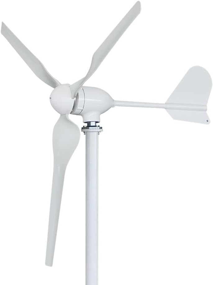 Wind Turbine, Horizontal Energy Wind Generator 1500W Turbine MPPT Controller 12v 24V 48V Low Noise Medium Windmill Household Small(Turbine Only,12V)