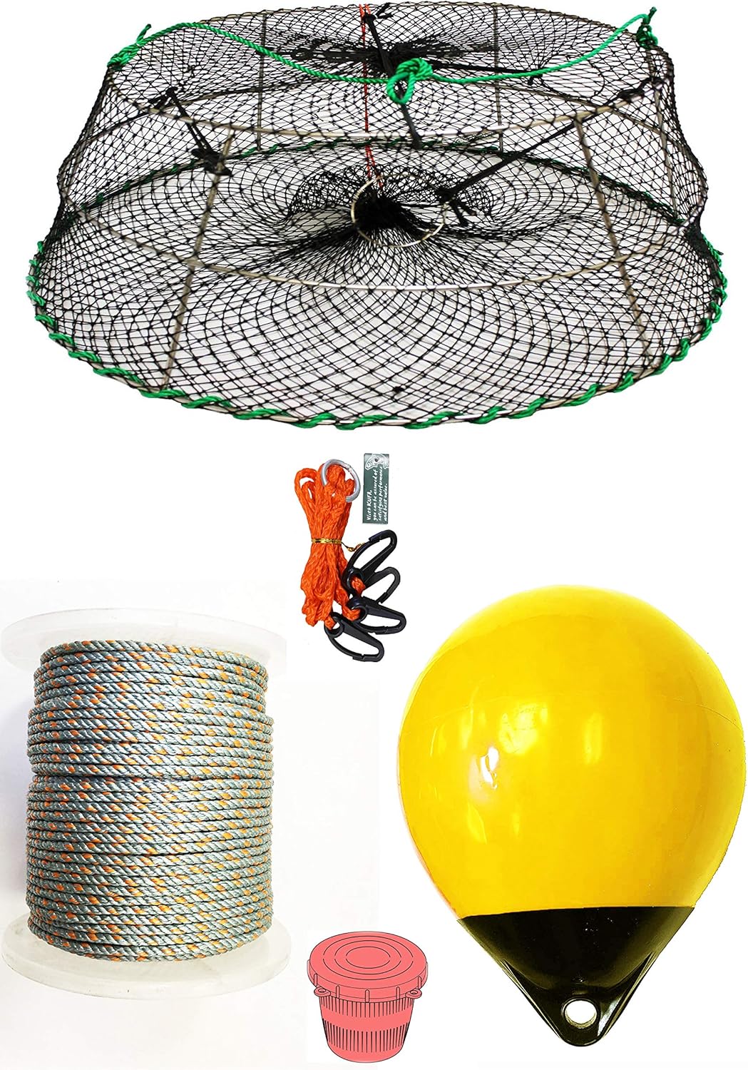 KUFA Sports Tower Style Prawn Trap with Prawn Trap Accessory Combo(CT77+PAQ30Y+HA2)