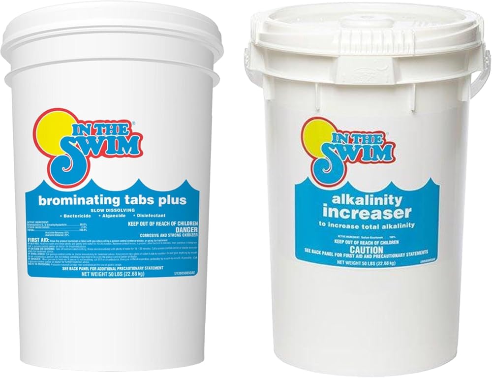 In The Swim Bromine Plus and Alkalinity Increaser - 50 Pounds of Bromine - 50 Pounds of Alkalinity Increaser