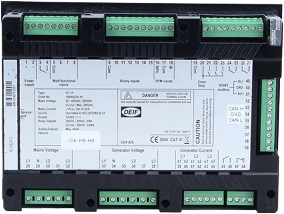 GC-1F Generator Controller Flat Generator Sets remotely with RS-485 Modbus