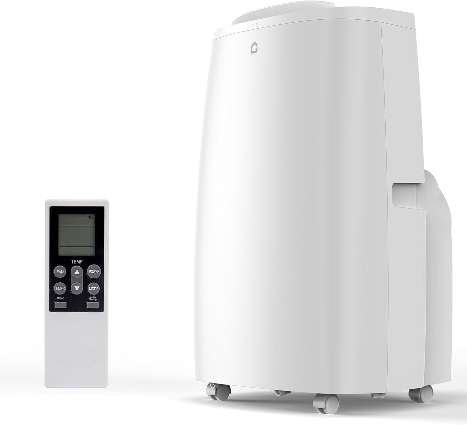 Portable Air Conditioner with Cooling, Dehumidifier and Fan Functions, 14000 BTU Standing Cooling, Cools Up to 750 Sq. Ft., LED Display, Remote Control and Window Venting Kit Included