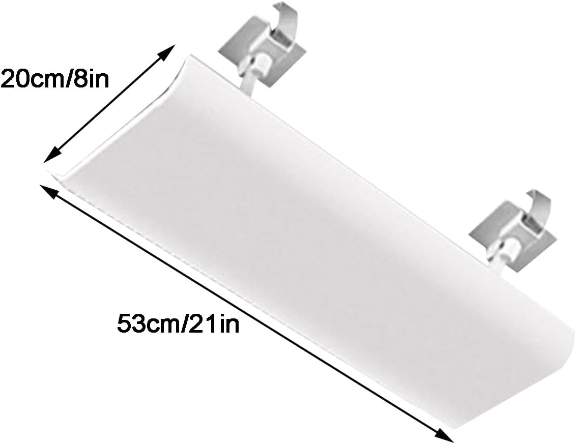 Air Conditioner Vent Deflector, Vent Redirector, Angle Adjustable Air Conditioner Deflector, Applicable to Central Air Conditioners