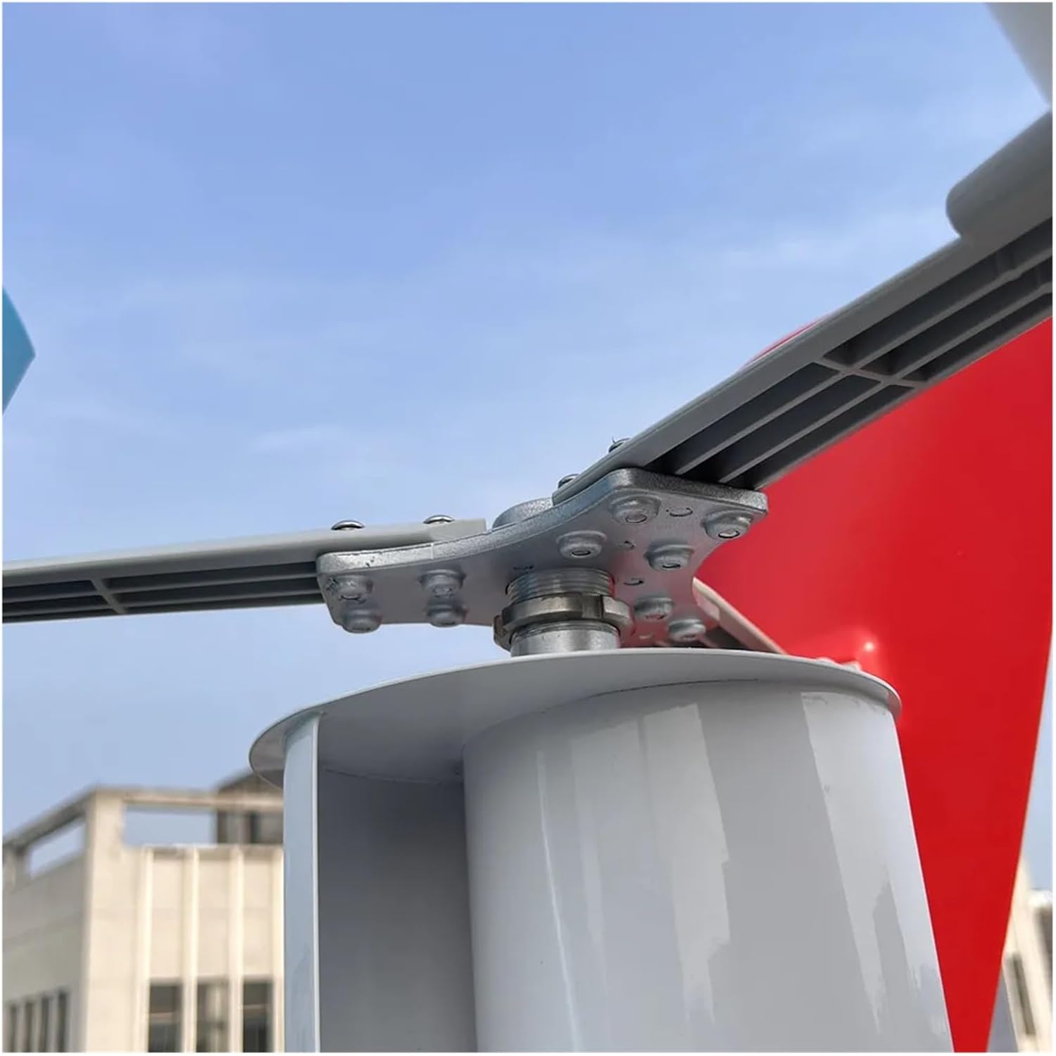 Wind Turbine Generator Kit, Free Energy Windmill 12v 24v 48v Turbine 2kw 2000w 3 Blades Vertical Axis Permanent Maglev Generator for Hybrid Solar Wind System(Muti,48V)