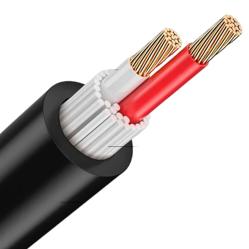 FENG GUO 5-pin MIDI Audio Cable Male to Male XLR Adapter Cable Suitable for Electric Piano Keyboard(8m)