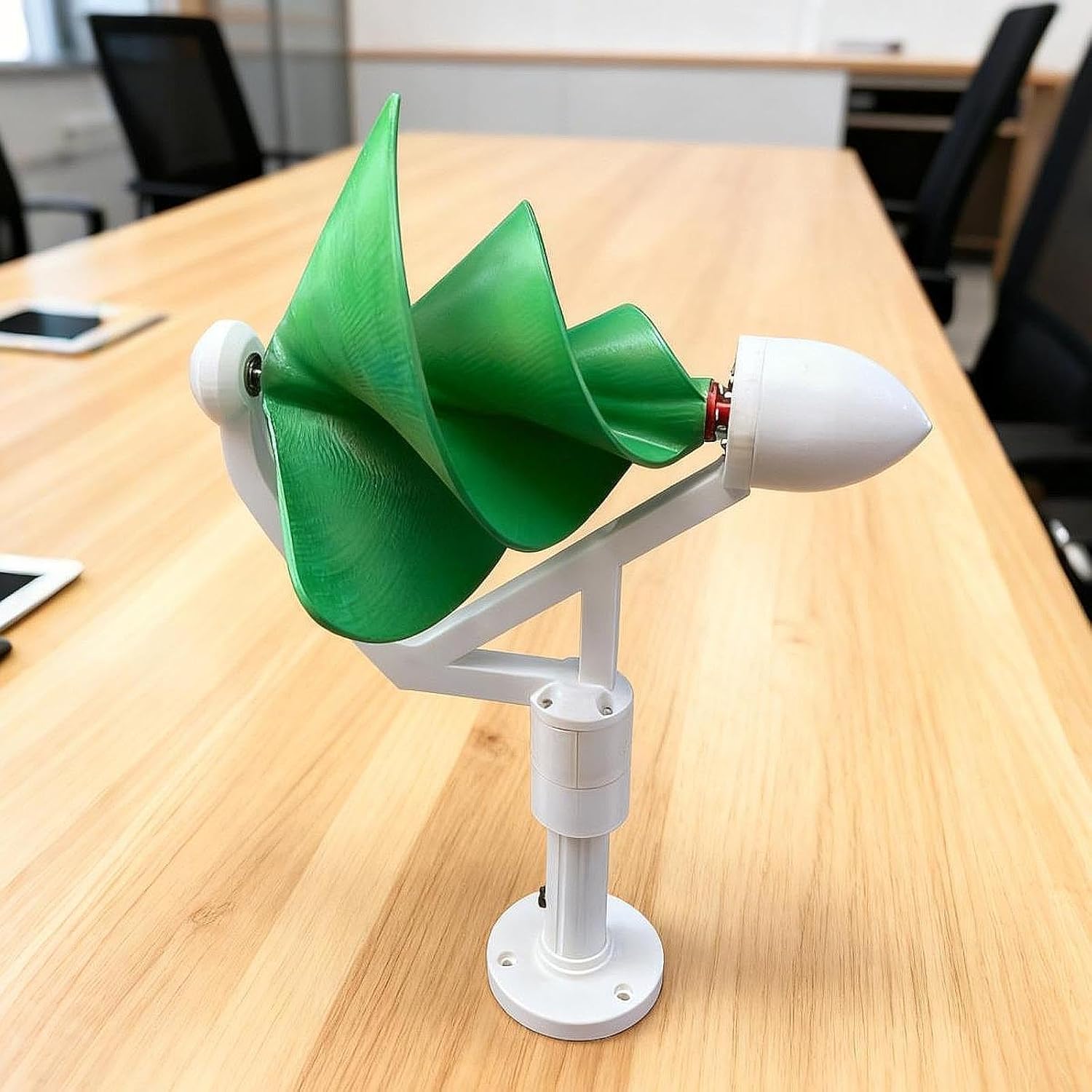 Spiral Wind Turbine Generator High Efficiency Spare Parts Professional Replaces Spiral Wind Generator Model for RV Home Farm, Green