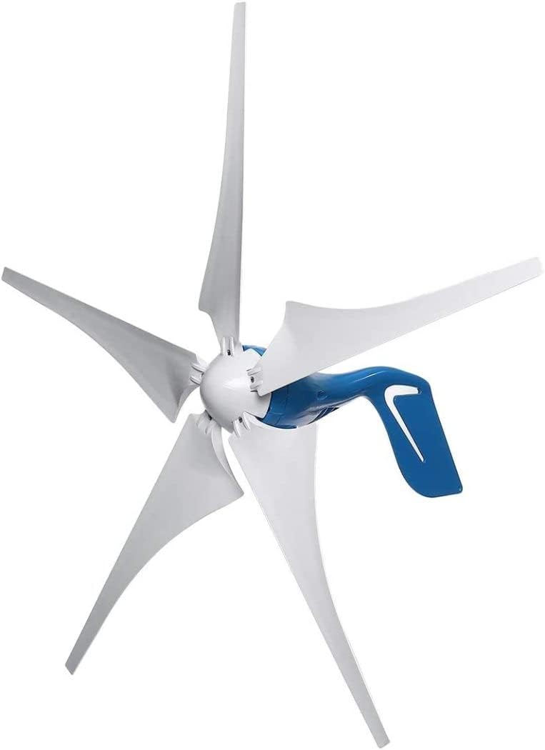 5000W Wind Turbine Generator Kit, with 5 Blade Controller, Developed Small Windmill for Home Utility Road Light