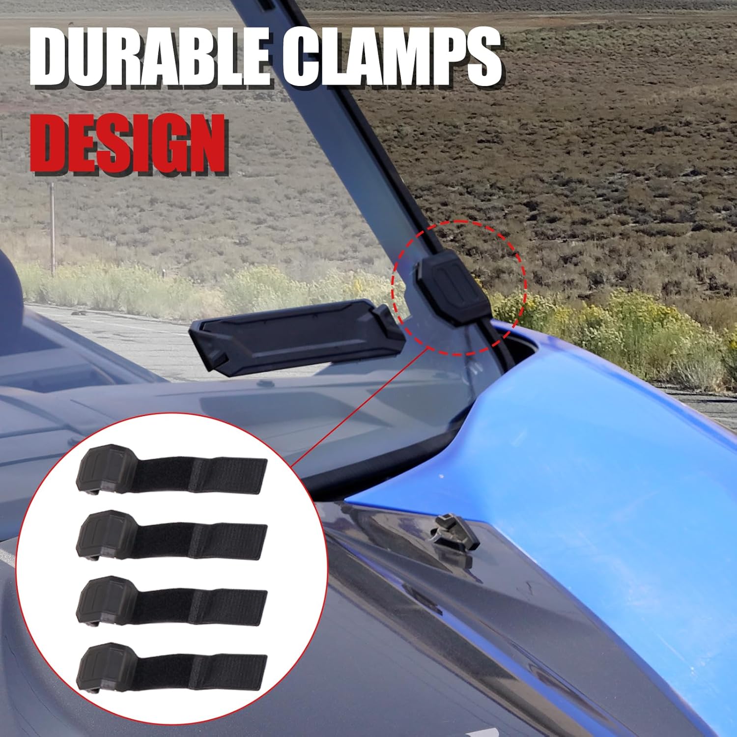 A & UTV PRO Front Full Windshield for 2020-2025 Kawasaki Teryx KRX 1000/ KRX 4 1000, Clear Vented Full Windshield, Hard Coated Window for 2024 2025 Kawasaki Teryx/ KRX 1000 Accessories