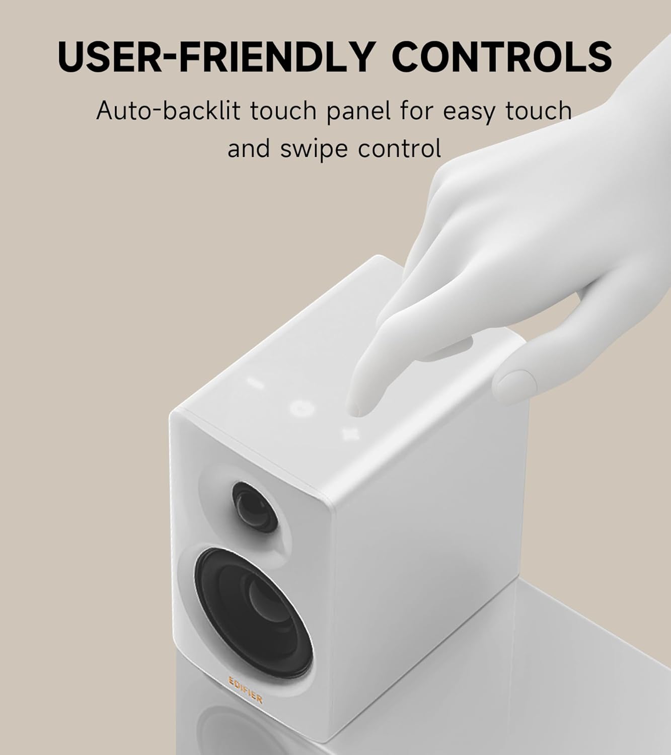 Edifier M60 Multimedia Speaker Bluetooth 5.3, 66W RMS, Hi-Res Audio & Hi-Res Wireless Audio, LDAC,3