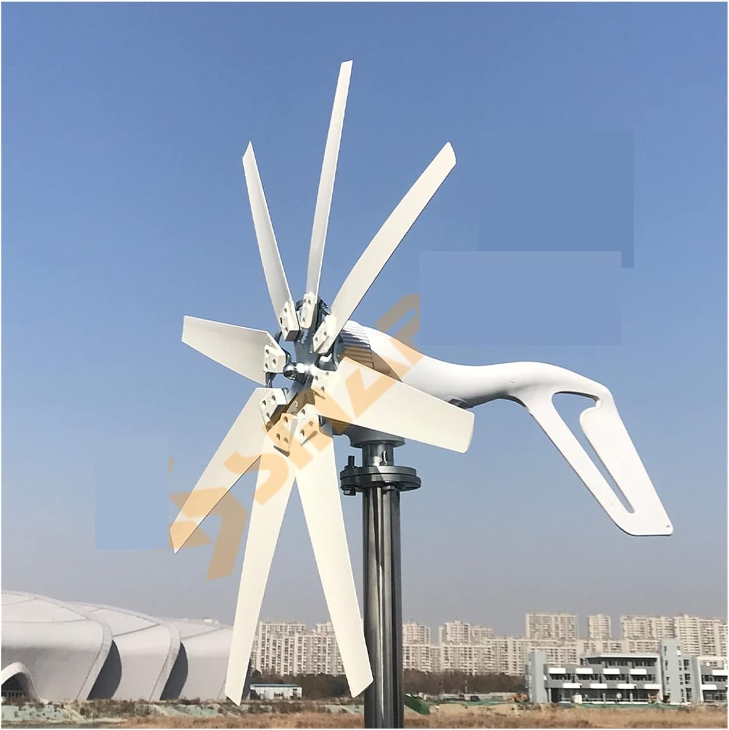Industrial Wind Turbine Generator 400w 600w 1000W Wind Turbine Generator 12v 24v 48v Horizontal Wind Turbine Generator Free Power New Energy Alternative Accessories Solar And Wind Power Parts(8,OFF GR