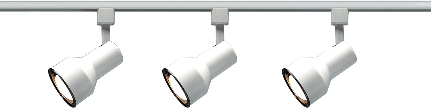 Nuvo Lighting TK320 3-Light Step-Cylinder Track-Lighting Kit, White