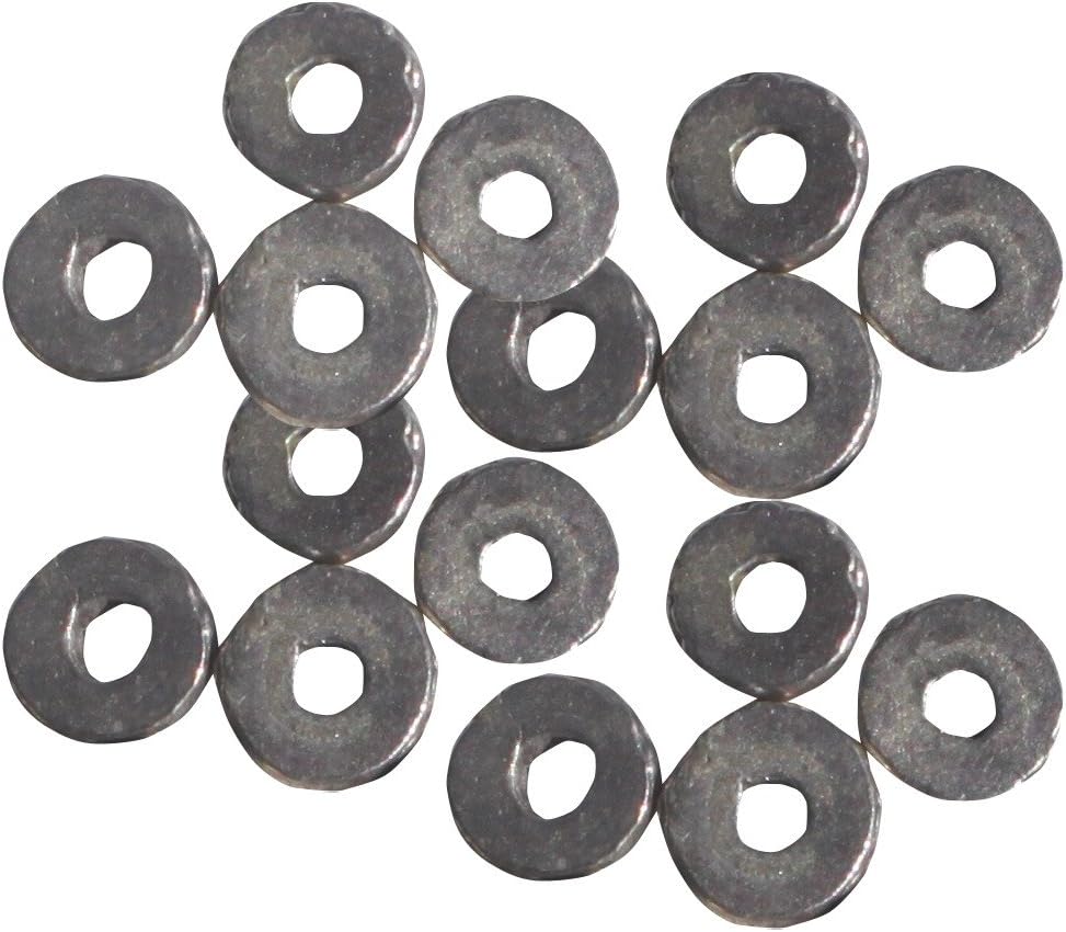 Full Funk Ethnic Thai Karen 97% Silver Beads Round Delica - 18 Pieces