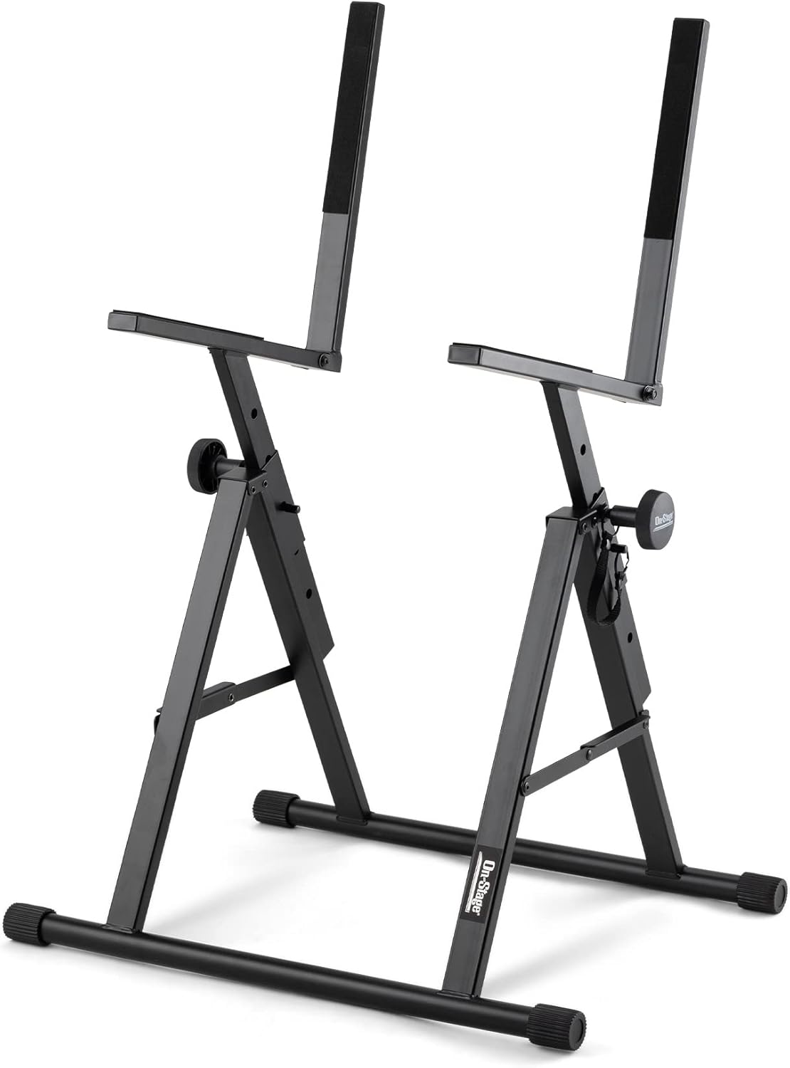 On-Stage RS7000 Tilt-Back Amp Stand, Black & Gator Frameworks Low Profile Guitar Combo Amp Stand; Fully Collapsible (GFWGTRAMP100)