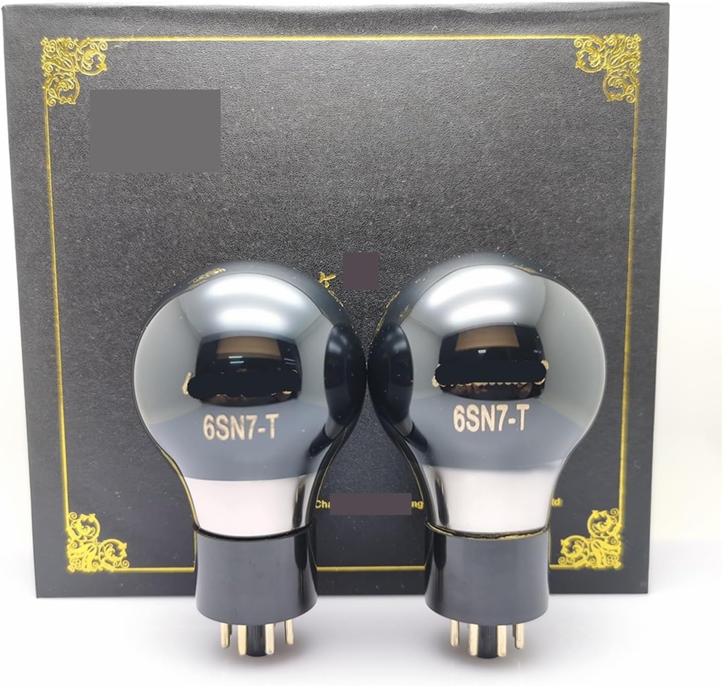 6SN7-T 6SN7T Black Glass Tube Replaces 6SN7 6H8C 6N8P CV181 5692 Audio Amplifier Vacuum Tube(2 pcs)