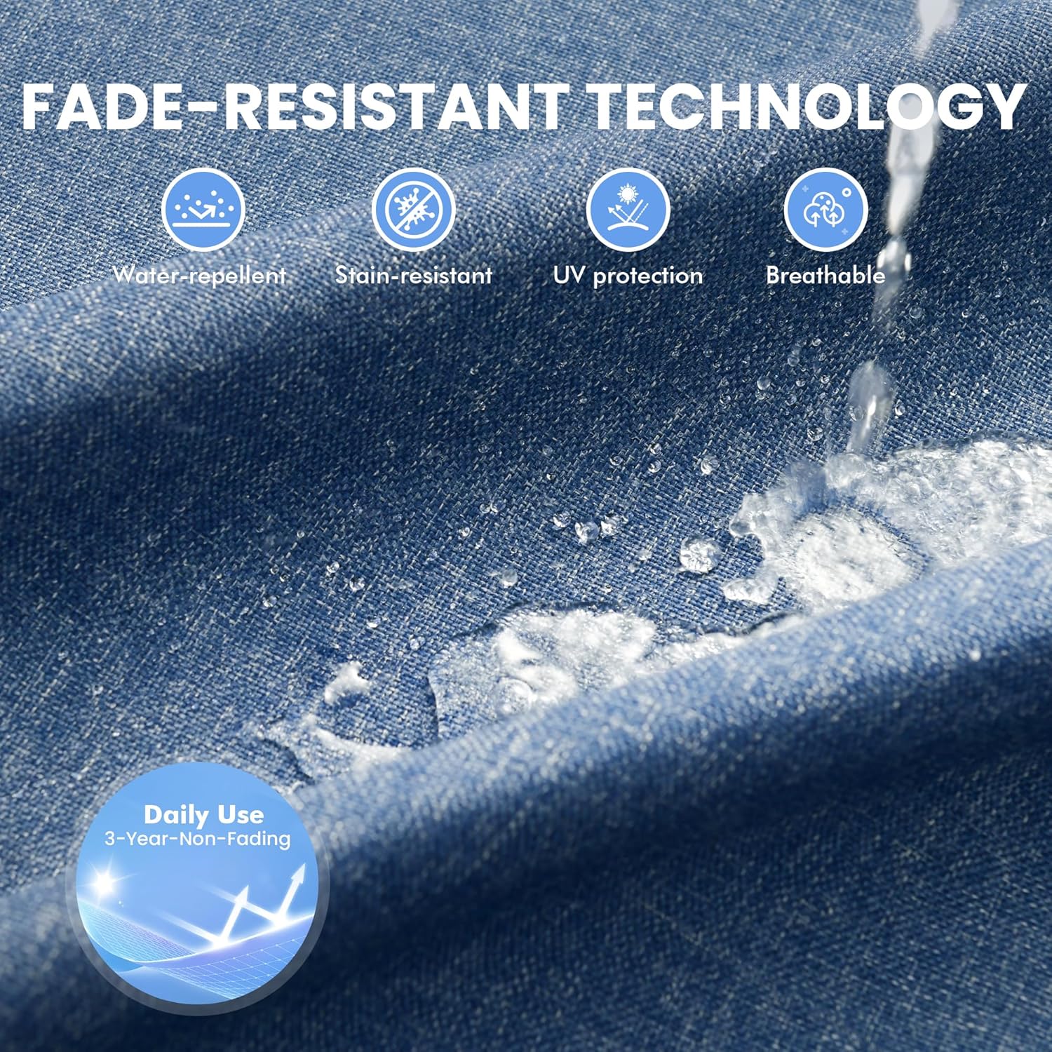 10 PCS Patio Outdoor Furniture Set with Fire Pit Table and Swivel Rocking Chairs,Patio Seating Sofa and Chairs Set,All Weather Wicker Rattan Outdoor Conversation Sets,Grey Rattan,Denim Blue